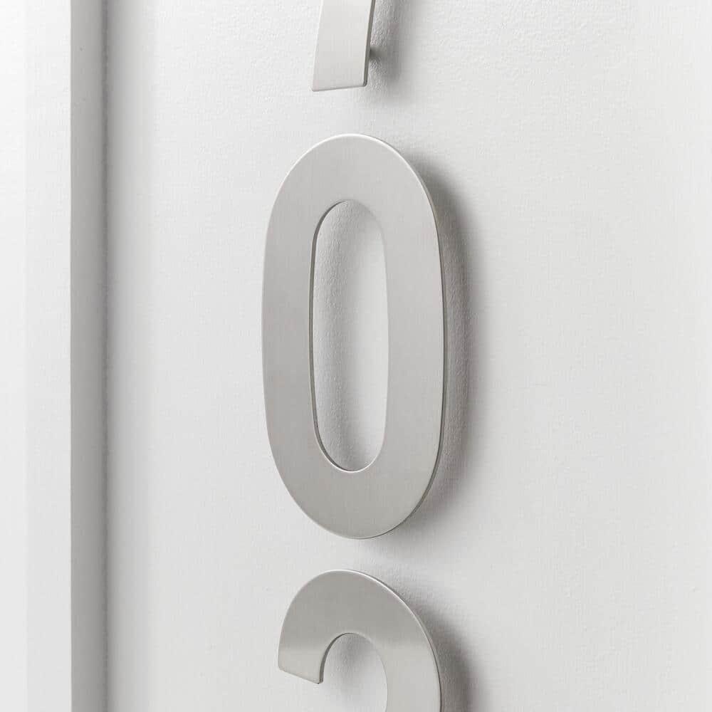 ModernStainlessHardware 6'' H Stainless Steel House Number