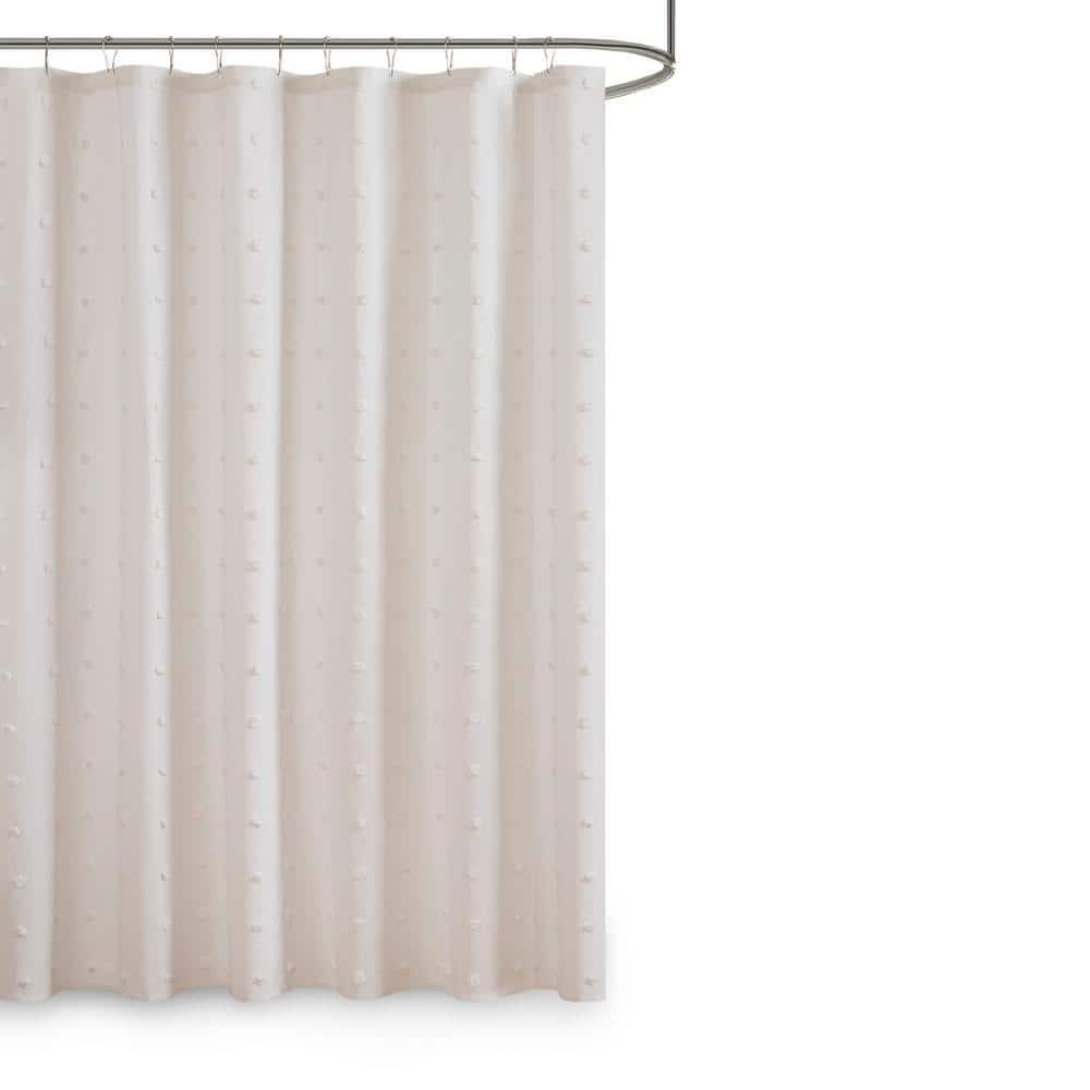 Intelligent Design Brooklyn Cotton Pom Pom Single Shower Curtain