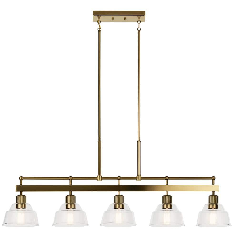 Kichler Lighting Eastmont 5 - Light Chandelier in  Brushed Brass