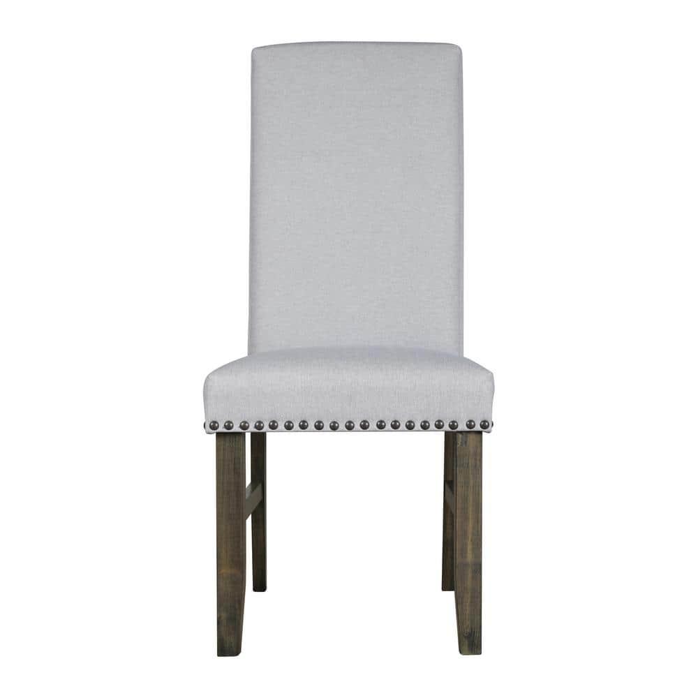New Classic Furniture, Julius Upholstered Dining Chair (2 Per Carton)-Walnut