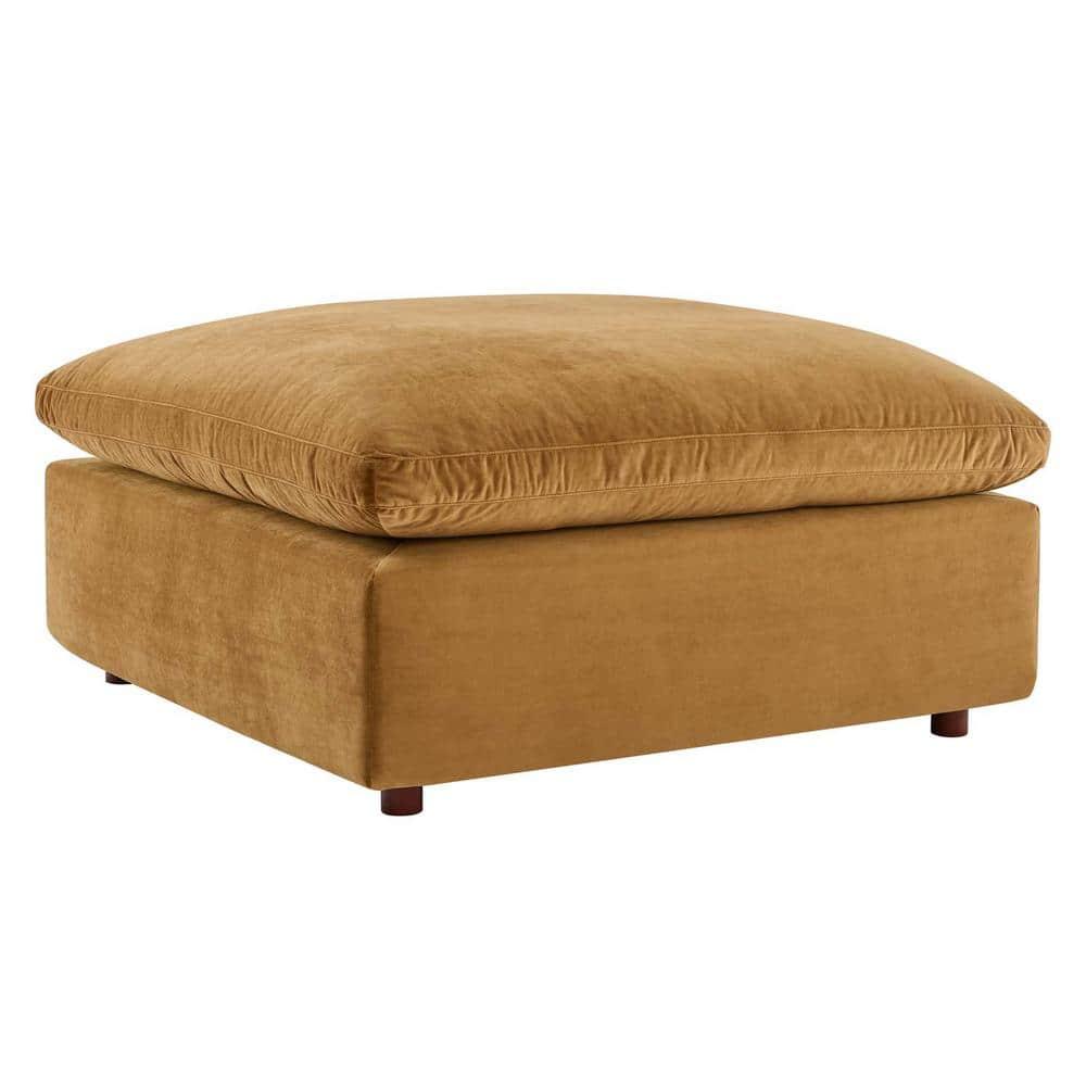 Modway Commix Down Filled Overstuffed Performance Velvet Ottoman