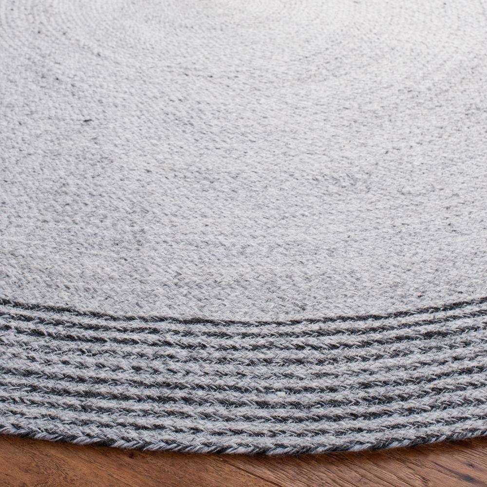 Cape Cod CAP223 Hand Woven Area Rug - Grey/Charcoal - 7' round - Safavieh.