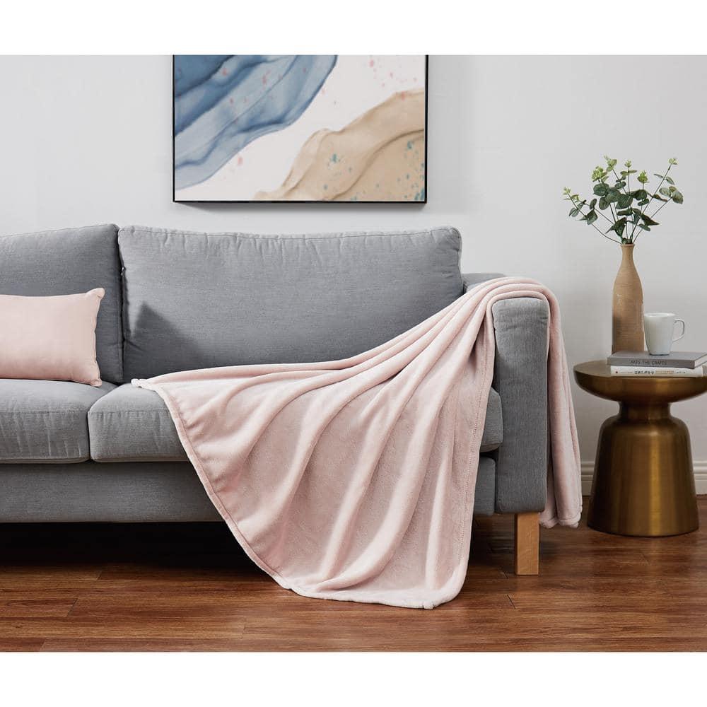 Cannon Cannon Solid Plush Throw Blanket