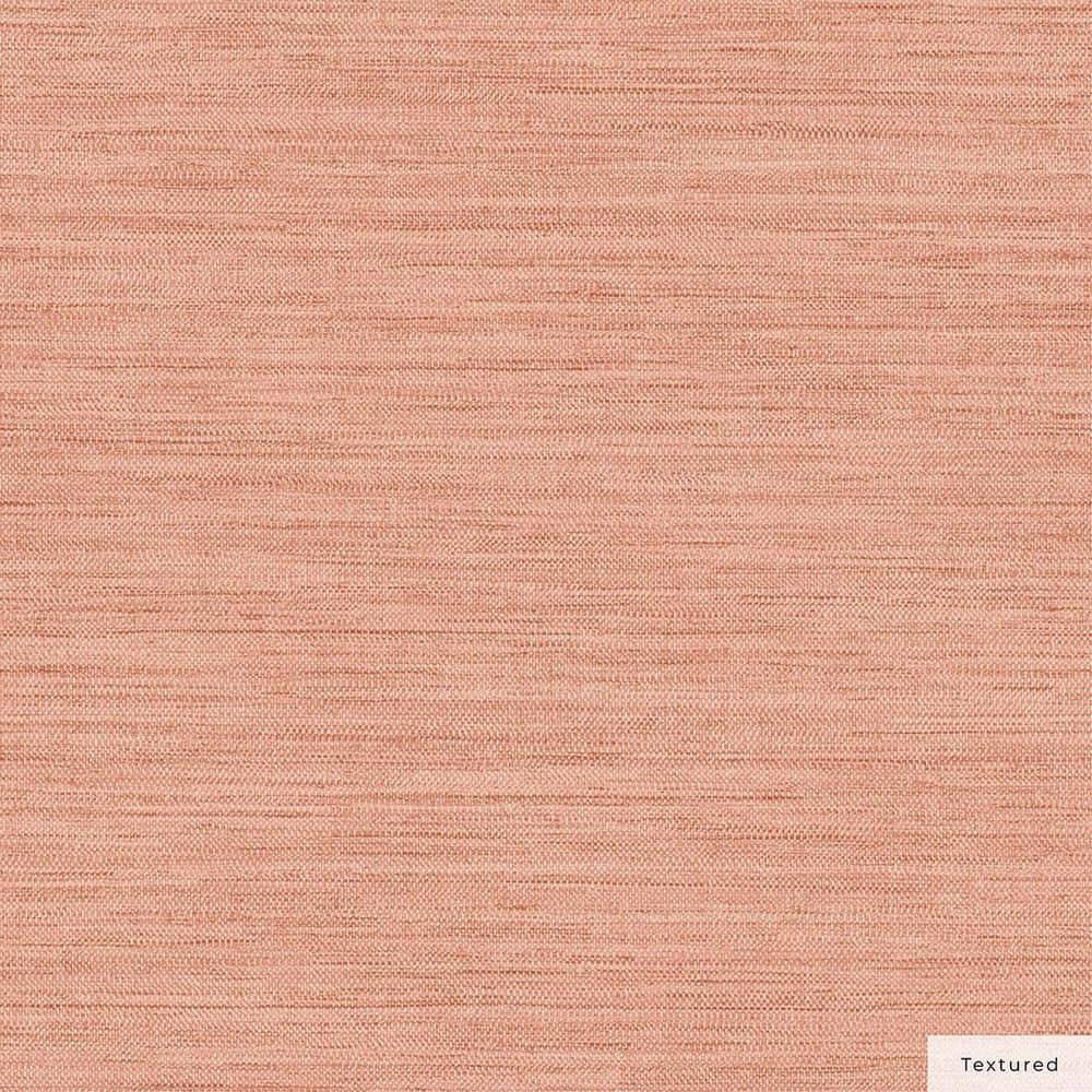 Tempaper & Co.® Fauz Horizontal Grasscloth Removable Peel and Stick Wallpaper, Textured Salmon, 28 sq. ft.: Vinyl, Prepasted