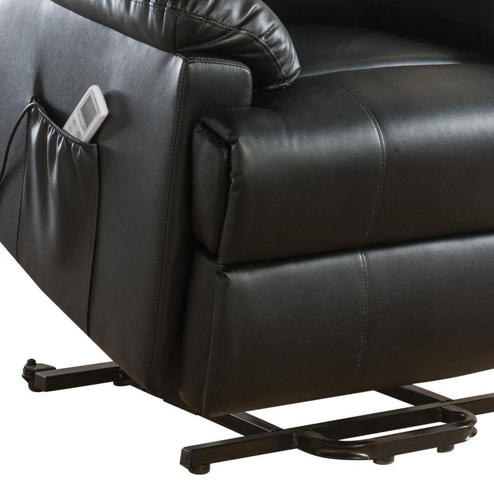 ACME Ixora Recliner with Power Lift and Massage in Black