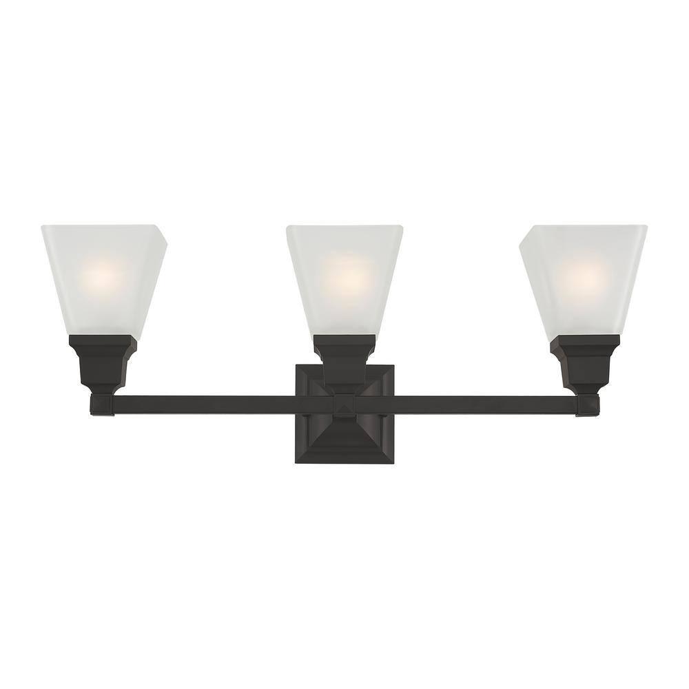 Livex Lighting Mission 3 - Light Vanity in  Bronze