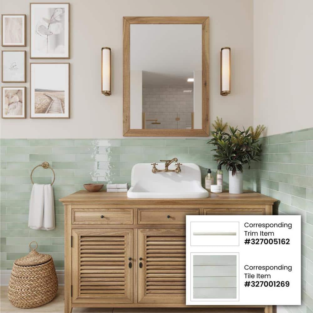 2.56'' W x 15.75'' L Ceramic Subway Singular Tile