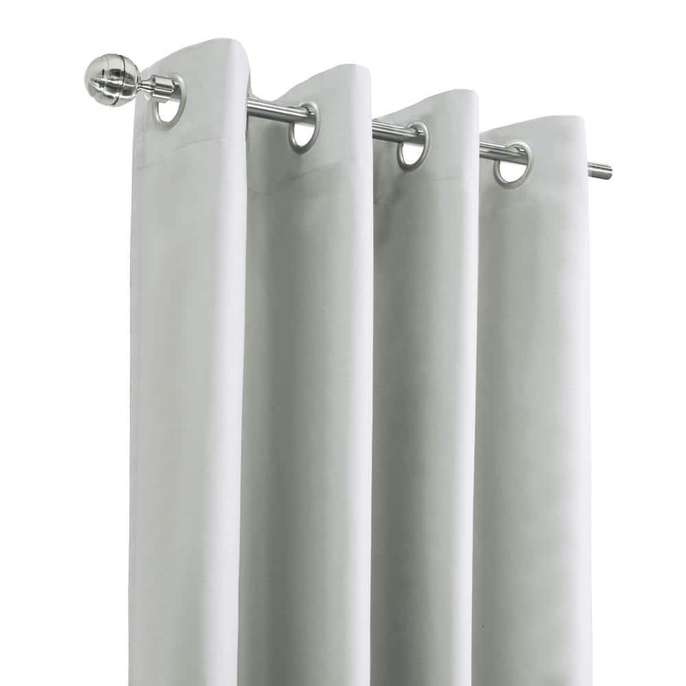 Thermaplus Alpine Blackout Premium Stylish and Functional Grommet Curtain Panel 52" x 63" White