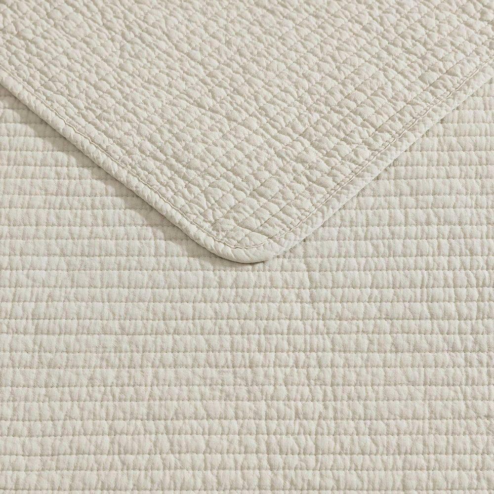 Nautica Bayport Nautica Seashore Stitch Solid Cotton Quilt Set