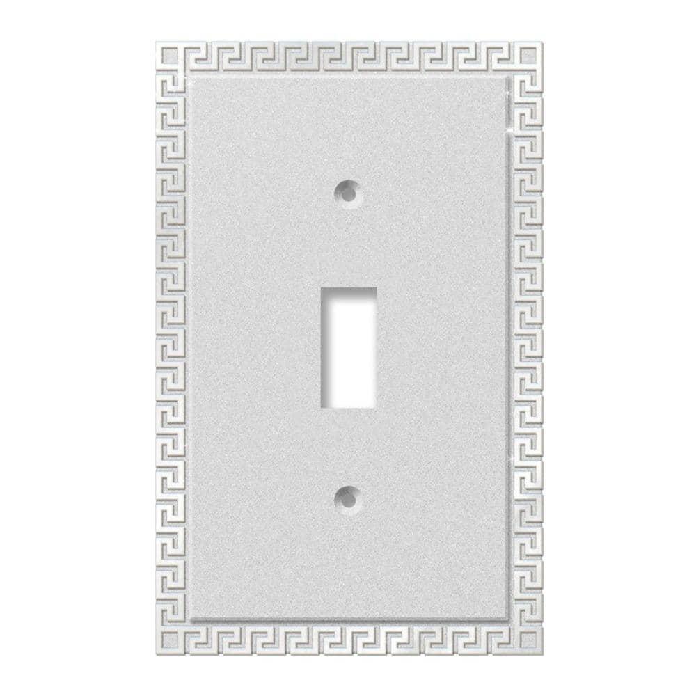 Greek No Subject 1 - Gang Toggle Light Switch Standard Wall Plate