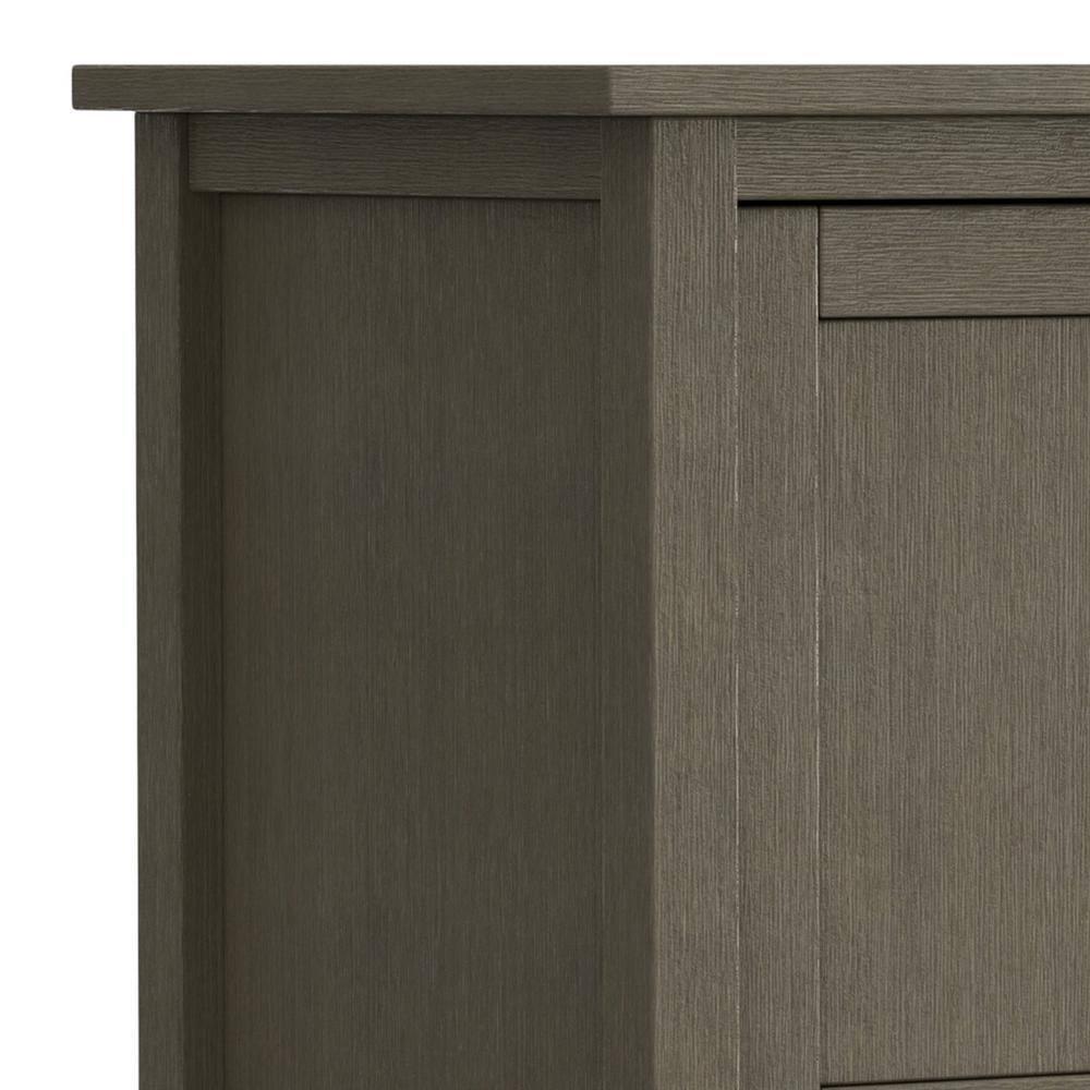 Simpli Home Warm Shaker 47"W Solid Wood TV Stand for TVs up to 55" with 2 Storage Cabinets and 2 Drawers