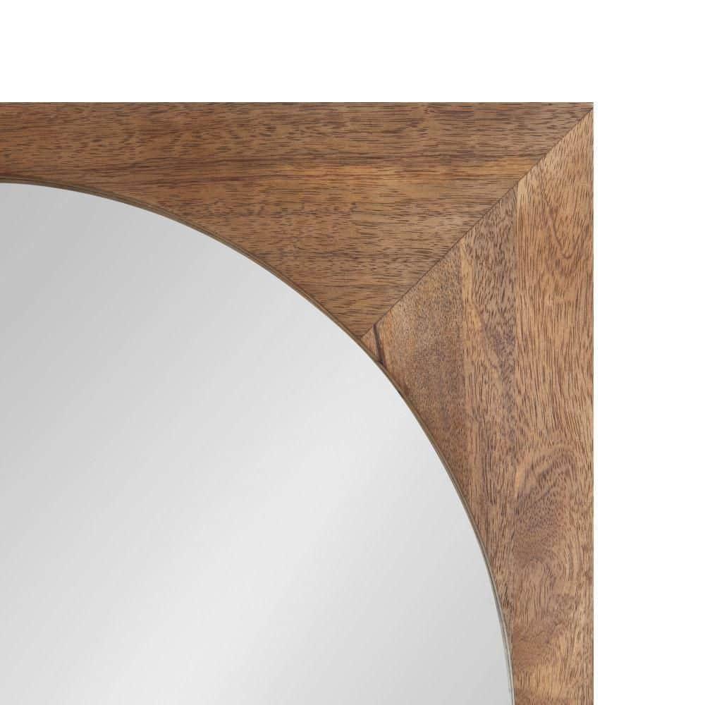 Kate and Laurel Andover Functional Mirror - Brown, 20x30