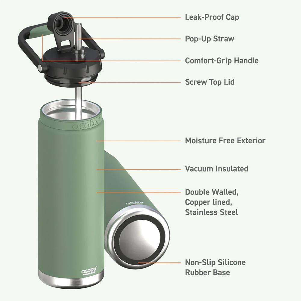 Asobu Asobu Canyon 50oz. Vacuum Insulated Stainless Steel Water Bottle