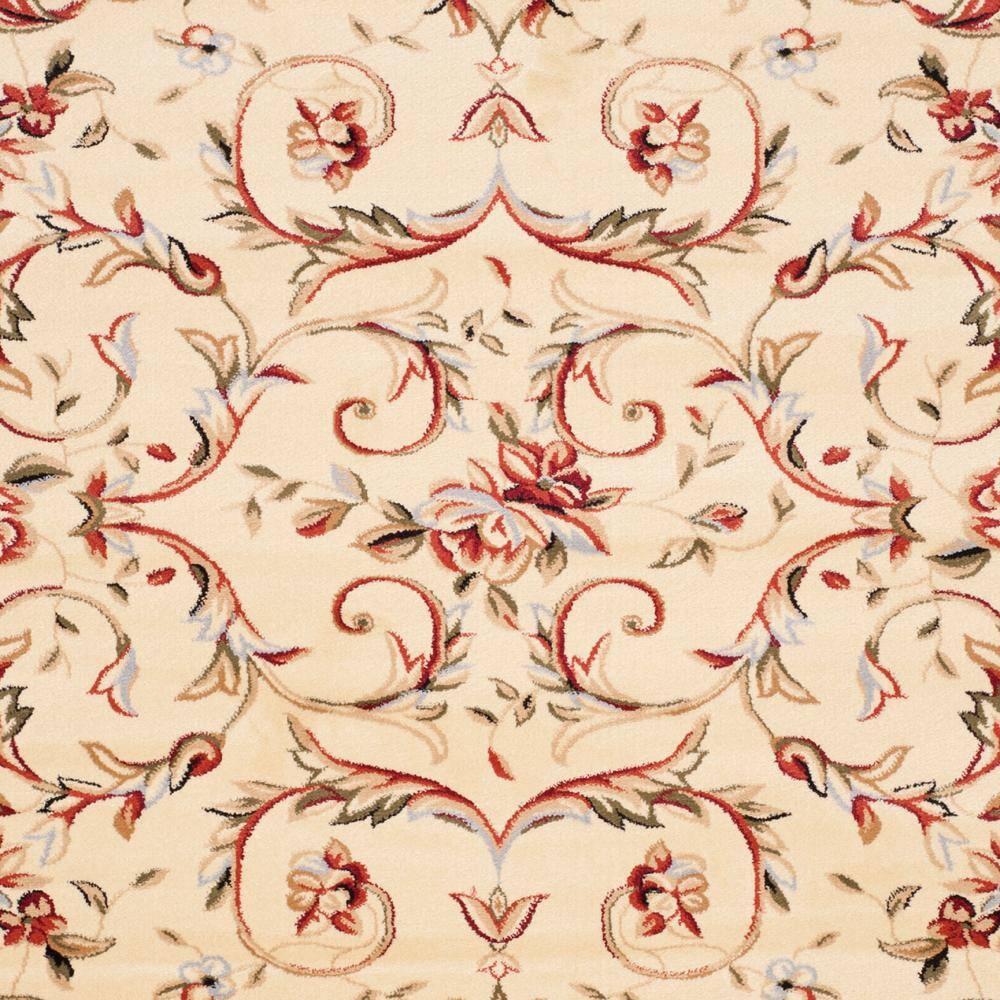 SAFAVIEH Lyndhurst Beatrix Floral Bordered Area Rug, Ivory, 9' x 12'