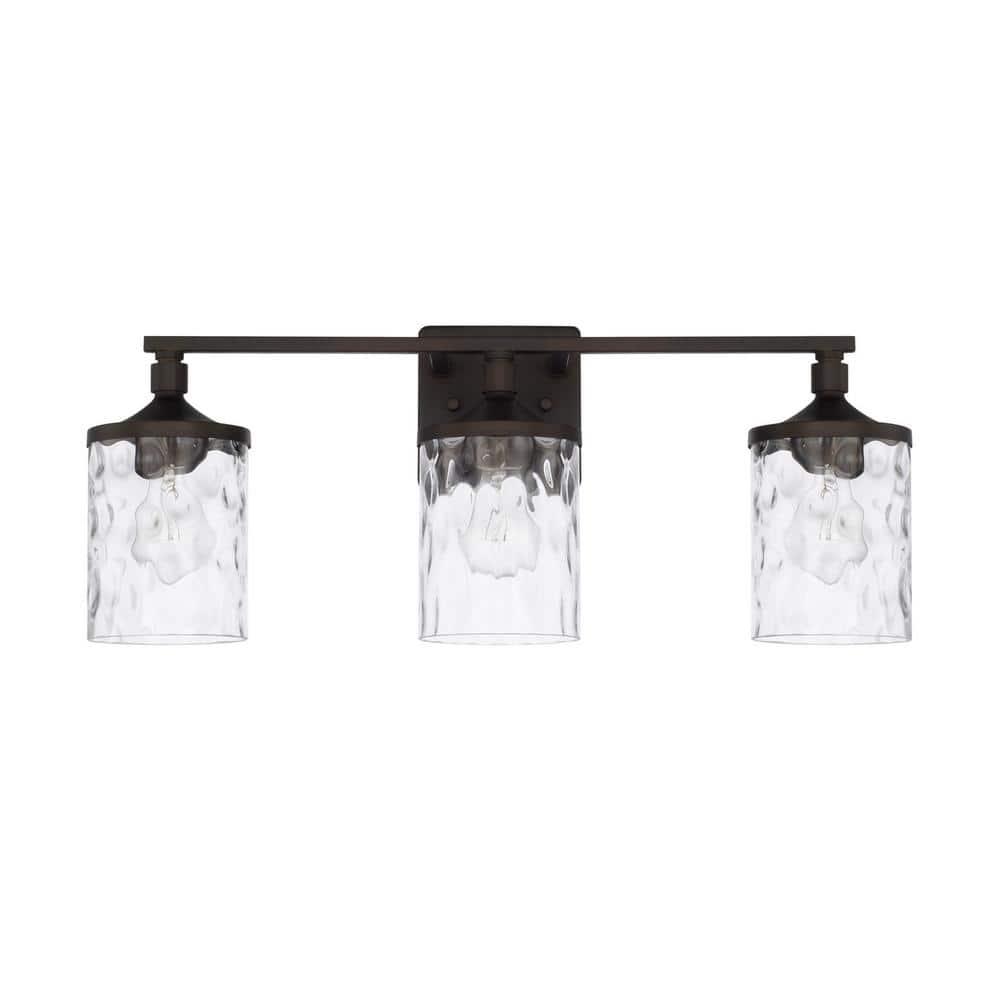 Capital Lighting 128831-451 Colton 3 Light 24" Wide Bathroom Vanity Light - Bronze