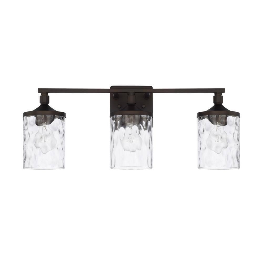 Capital Lighting 128831-451 Colton 3 Light 24" Wide Bathroom Vanity Light - Bronze