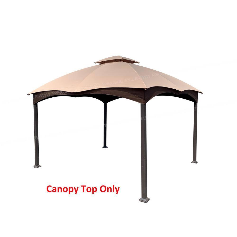 APEX GARDEN RIPSTOP Replacement Canopy Top for 10' x 12' Gazebo #TPGAZ17-002