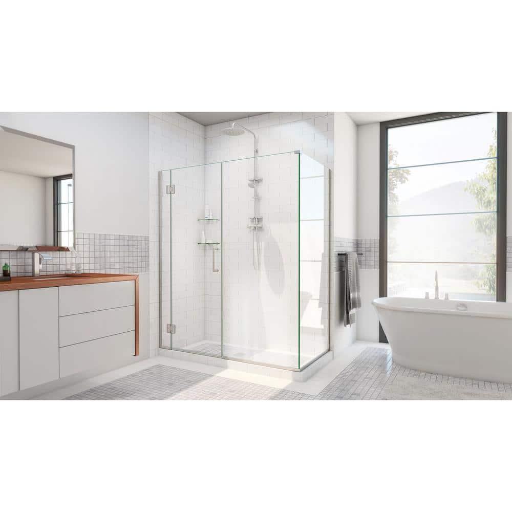 DreamLine Unidoor-X 59 in. W x 30 3/8 in. D x 72 in. H Hinged Shower Enclosure E1233030-04