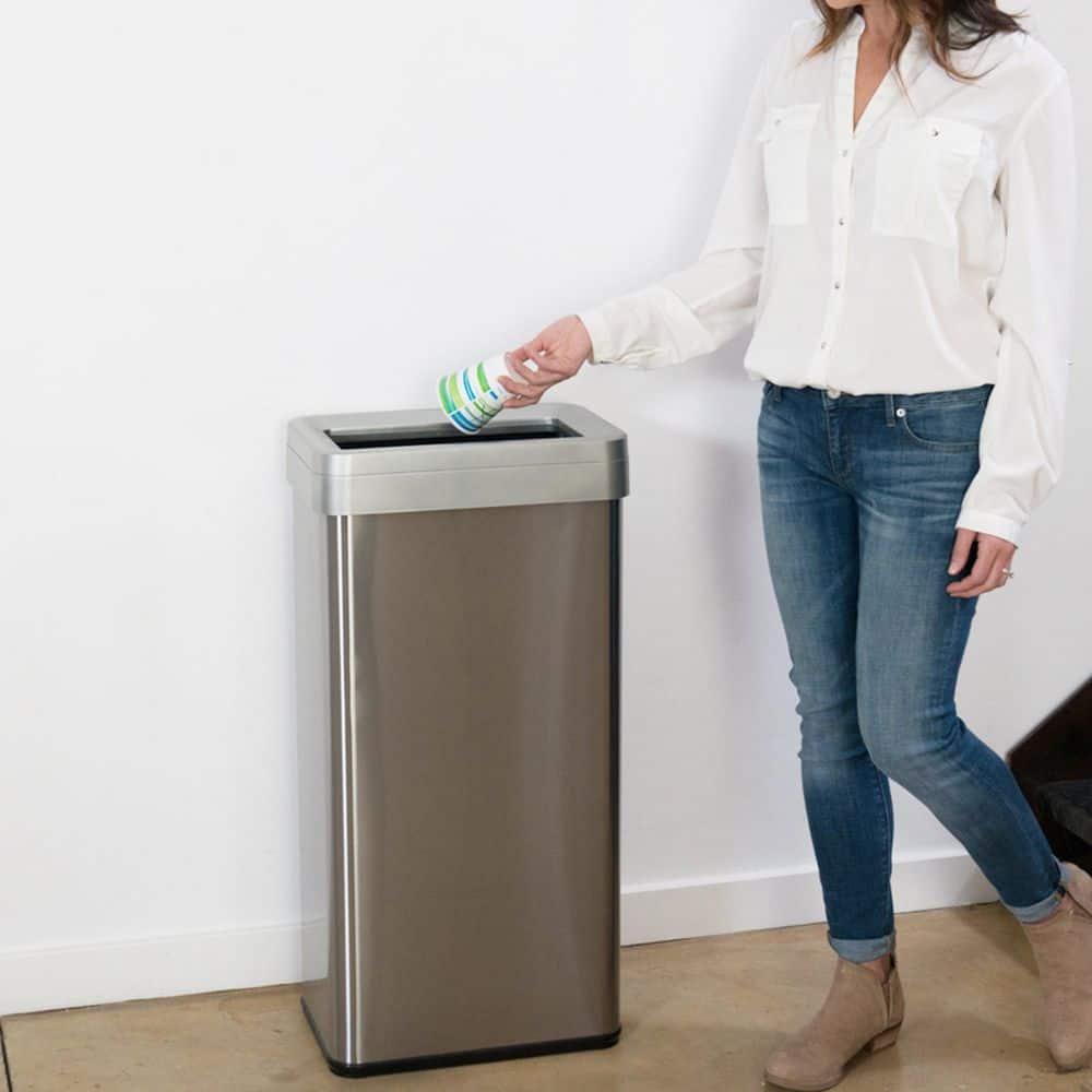 Deodorizer Stainless Steel Trash Can