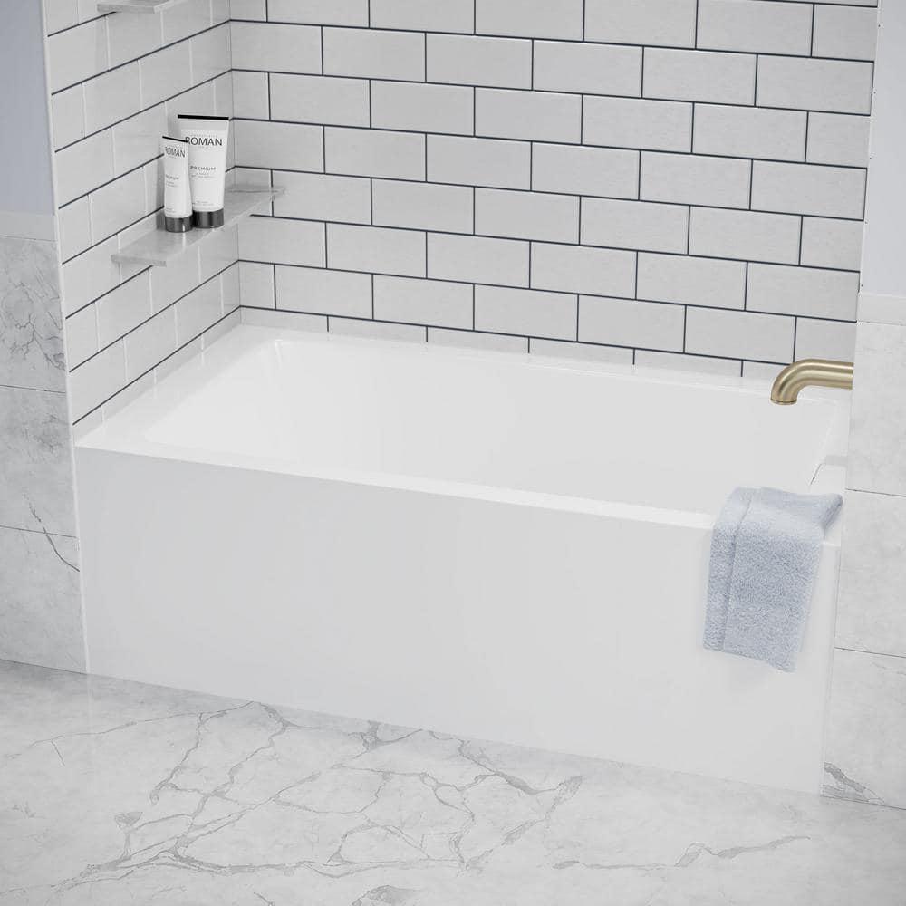 Grayley 60'' x 32'' Alcove Soaking Acrylic Bathtub