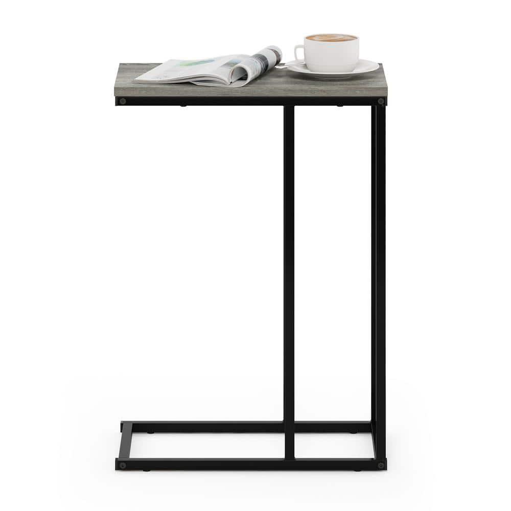 Furinno Modern Coffee Tray Sofa Side End Table Ottoman Couch Console Stand TV Lap Snack for Living Room&Home Decor,French Oak Grey
