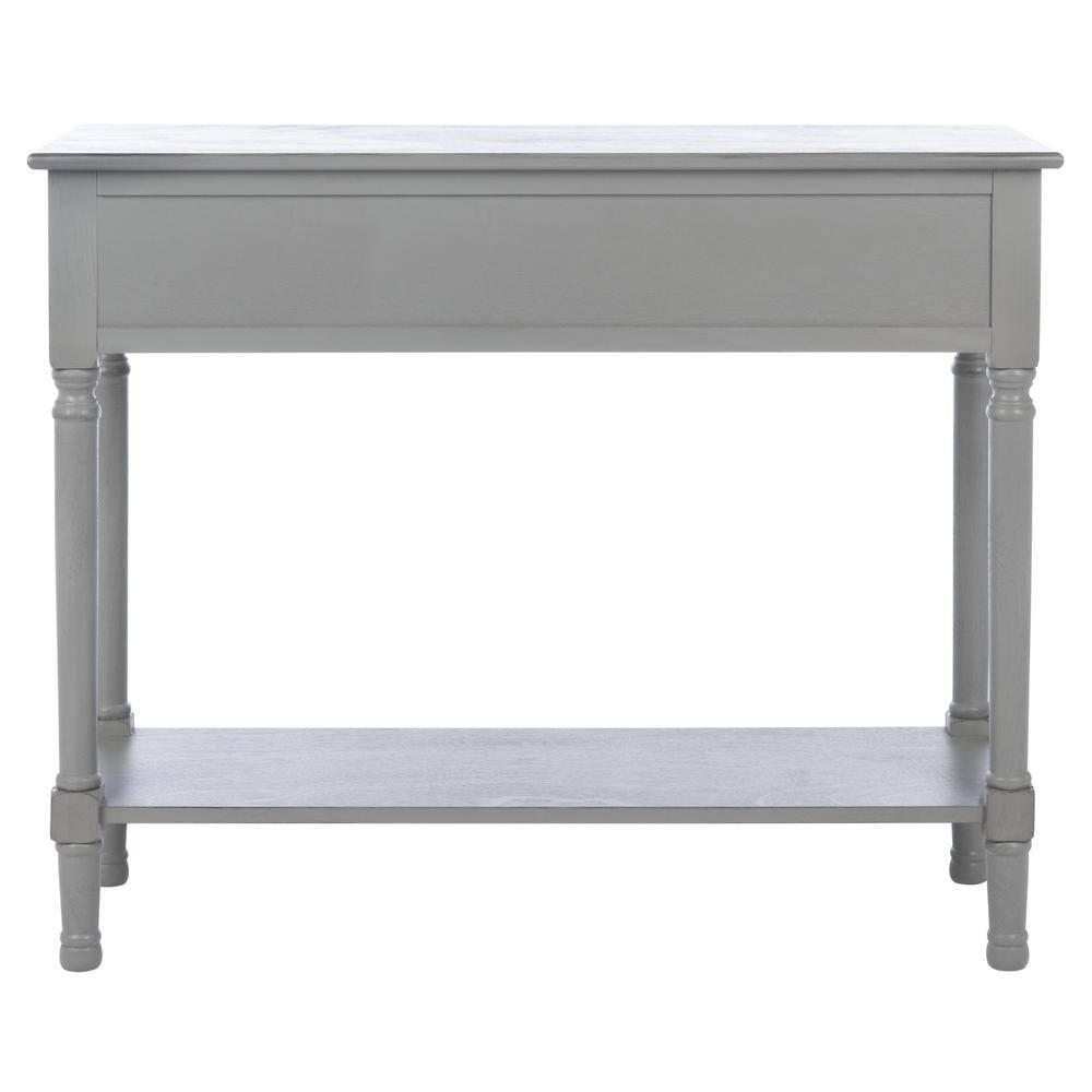 SAFAVIEH Halton Modern 2 Drawer Console Table, Distressed Grey