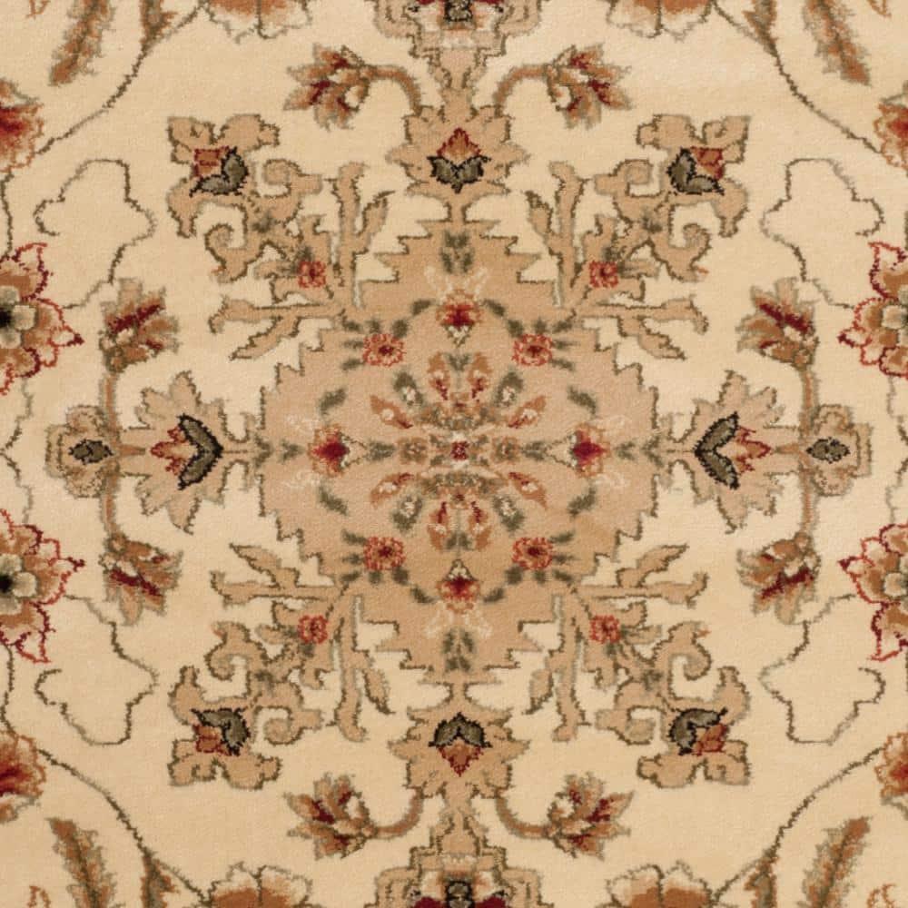 Lyndhurst LNH212 Power Loomed Area Rug - Ivory/Ivory - 6'x9' - Safavieh