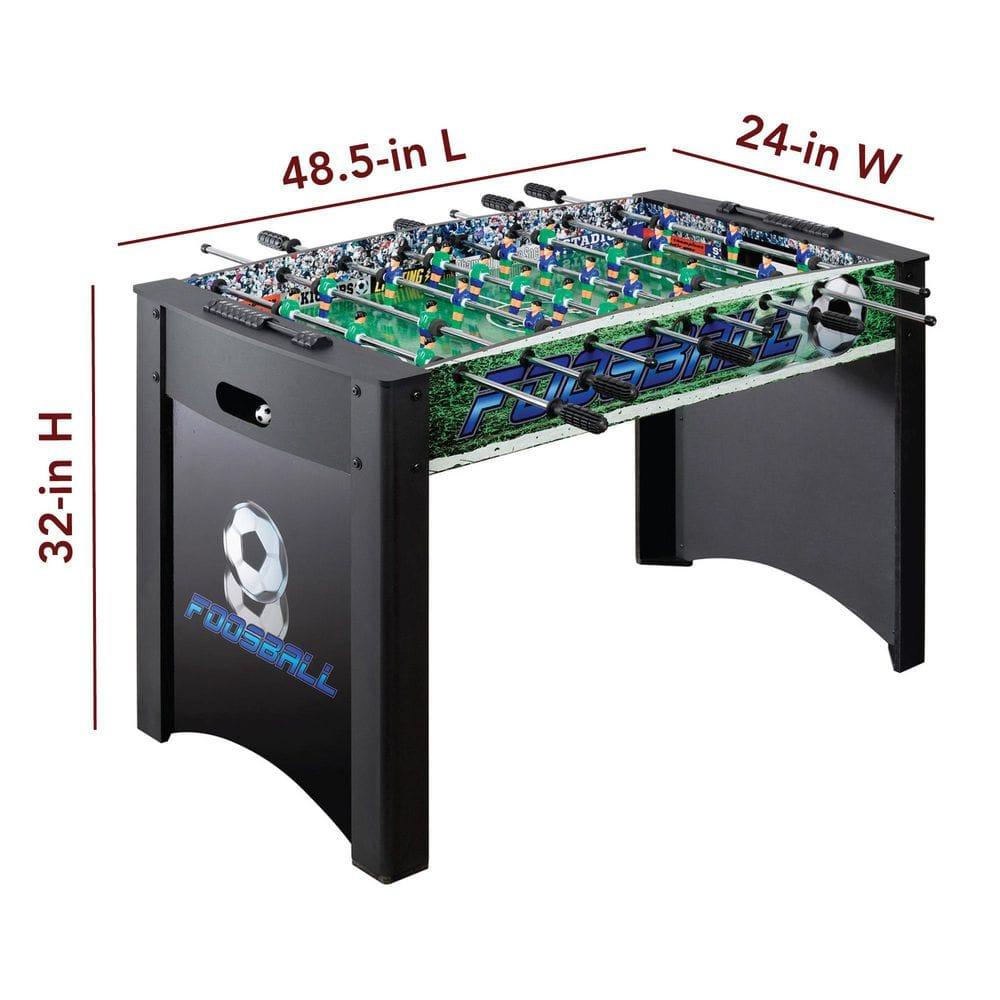 Hathaway Playoff 4-Foot Foosball Table, with Analog Scoring and Leg Levelers