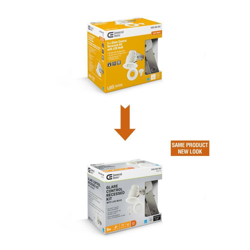 Slimline Integrated LED 6 in Round  Canless Recessed Light for Kitchen Bathroom Livingroom, White Soft White