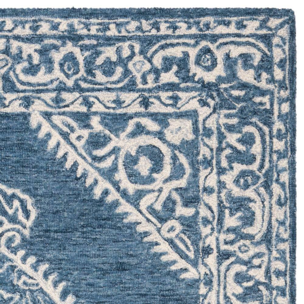 Micro-Loop MLP605 Hand Tufted Area Rug - Blue/Ivory - 4'x6' - Safavieh.
