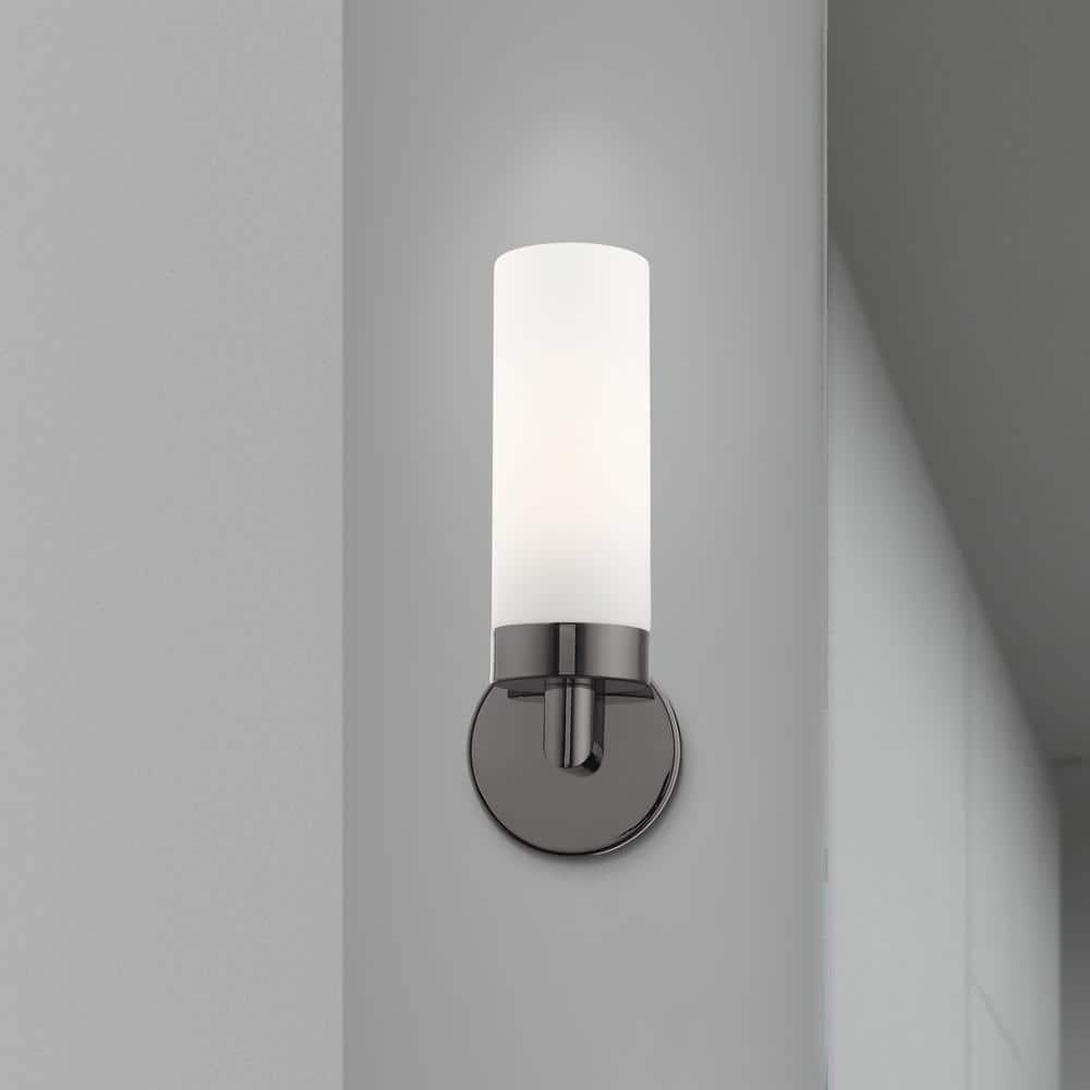 Livex Lighting Aero 1 - Light Sconce in  Black Chrome