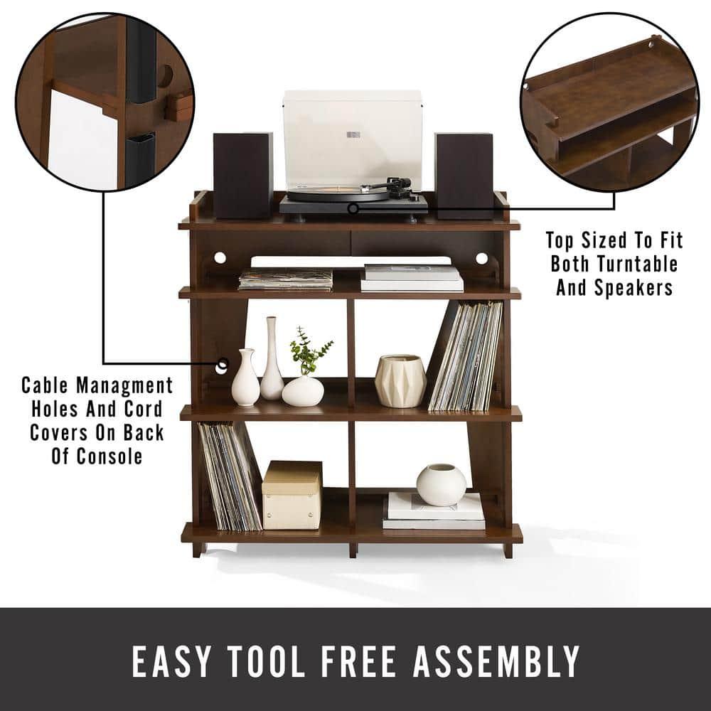 Crosley Electronics Soho 41.5'' H Media Shelves