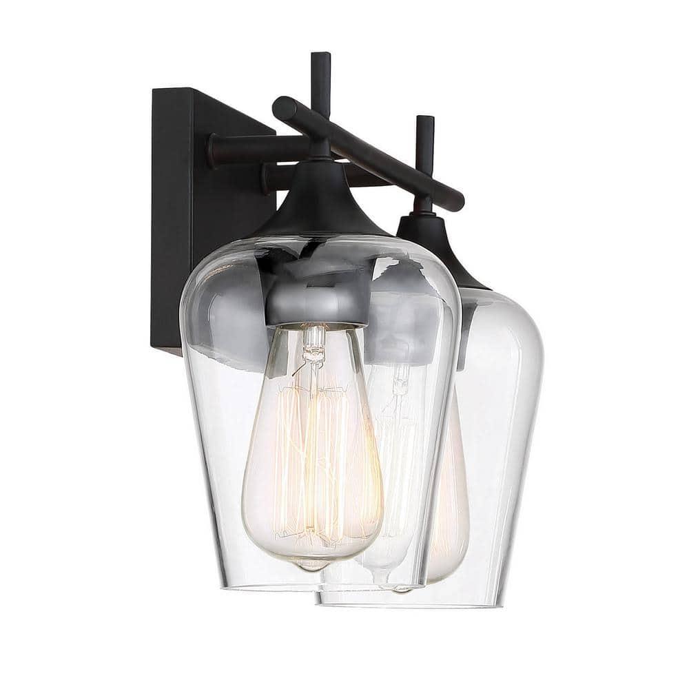 Savoy House Octave 2 - Light Vanity in  English Bronze