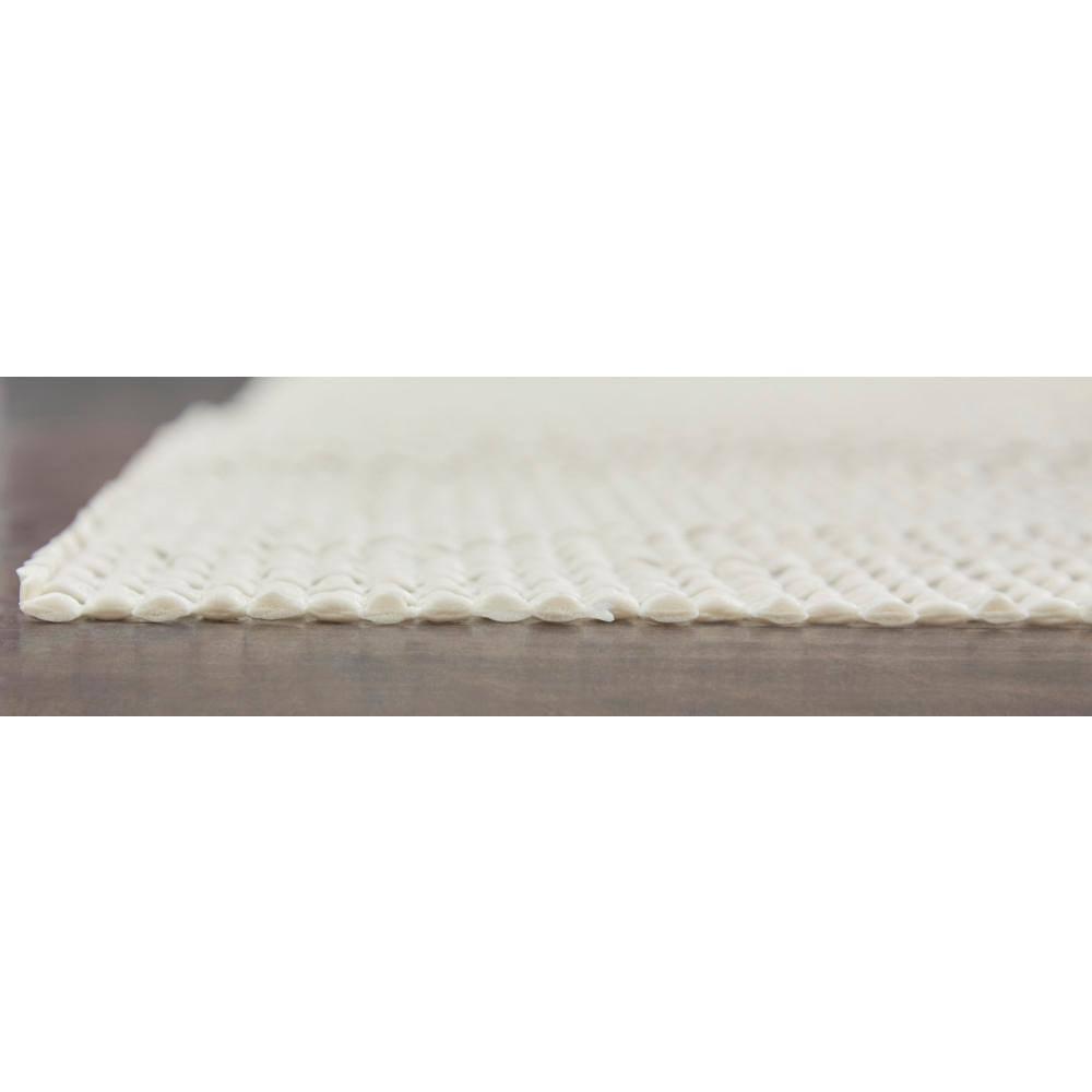 Grid-Loc Ivory 7'6" X 9'8" Non-Slip Rug Pag