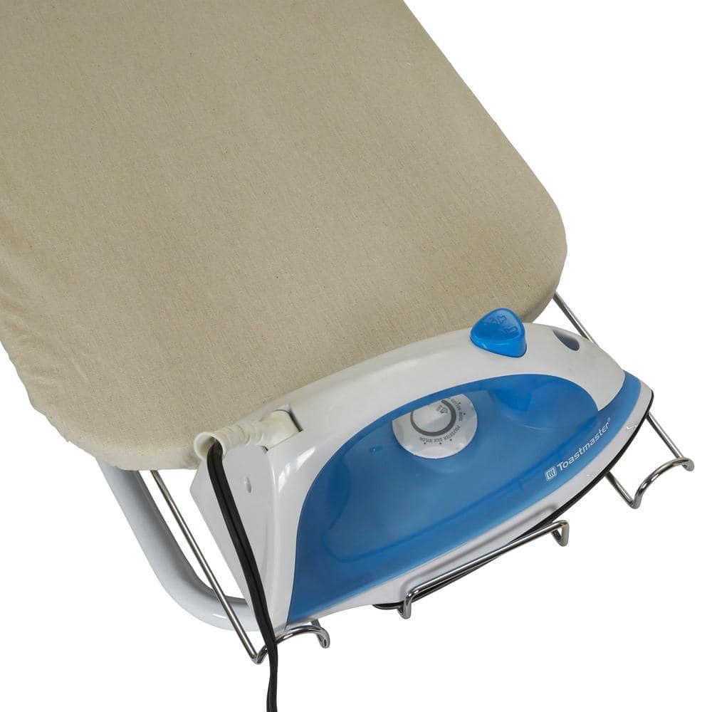 Household Essentials Portable Lightweight Tabletop Ironing Board with Retractable Iron Rest and 5mm Foam Pad