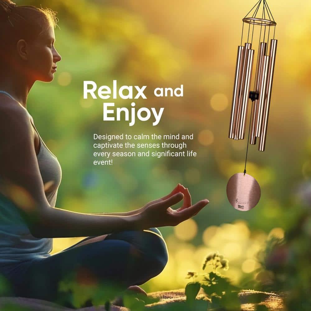 Nature's Melody Nature's Melody Tuned 6-Tube Outdoor Wind Chimes