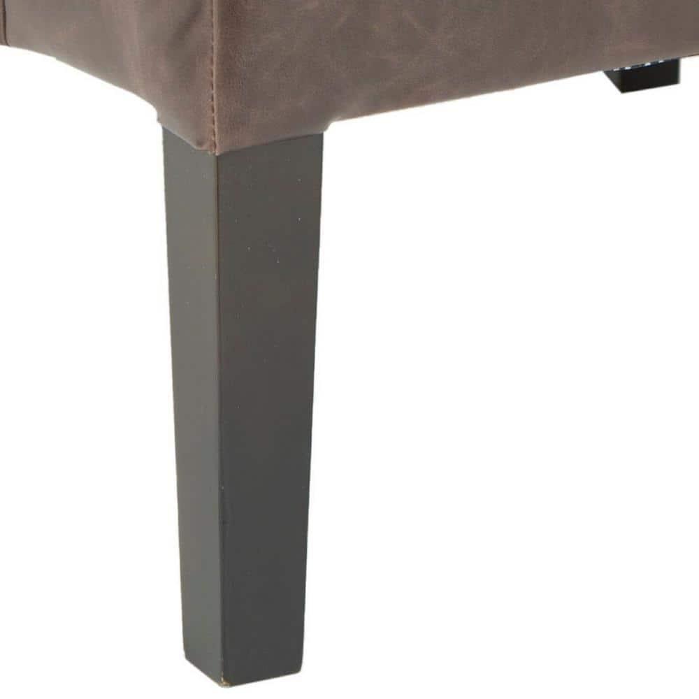 Bacall 20" H Dining Chair - MCR4501 - Antique Brown - Safavieh Couture