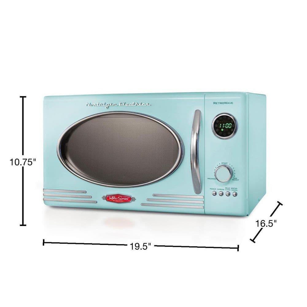 Nostalgia Nostalgia Retro 0.9 Cu. Ft. Microwave Oven, 800 Watts NRMO9AQ