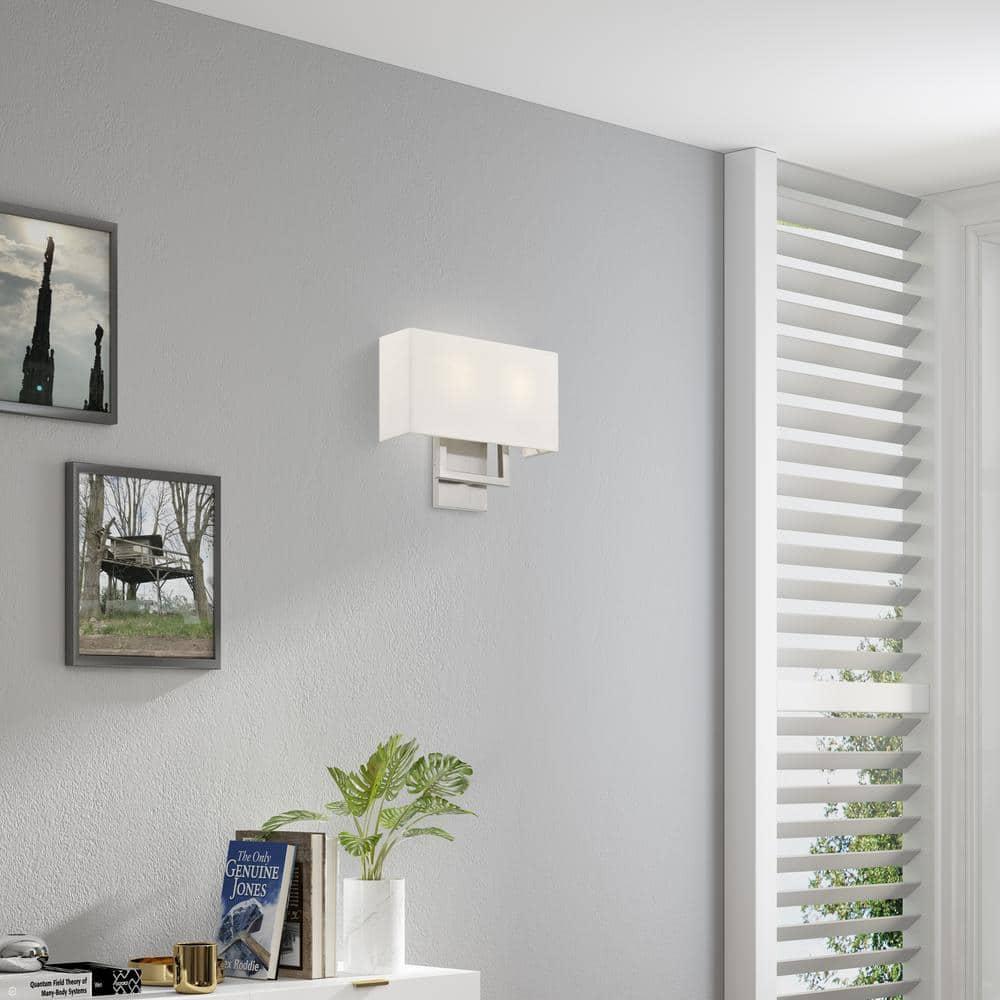 Livex Lighting Pierson 2 - Light Wall Light in  Brushed Nickel