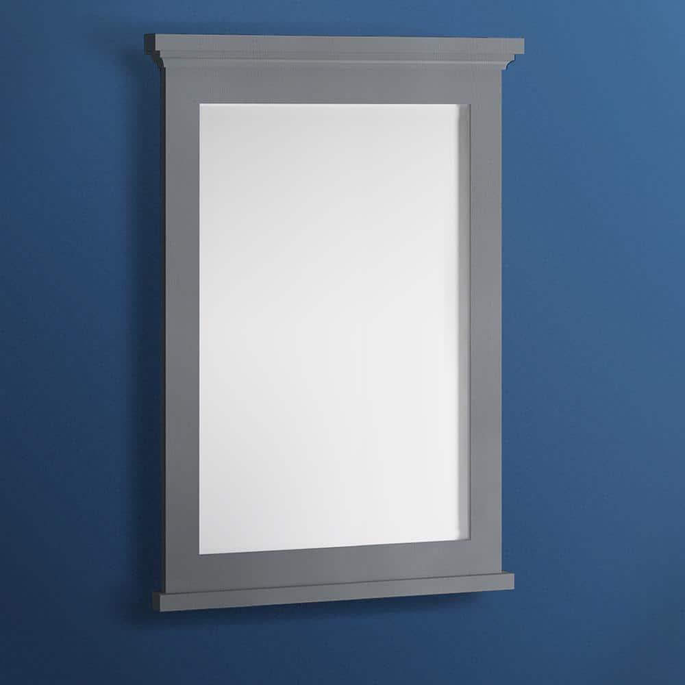 Fresca Windsor 27" Gray Textured Bathroom Mirror