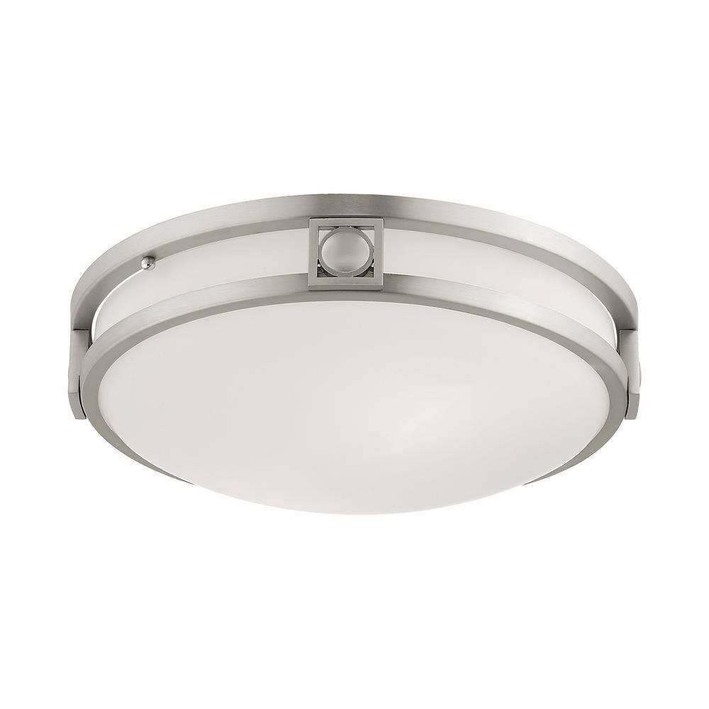 Livex Lighting Titania 2 - Light Flush Mount in  Brushed Nickel