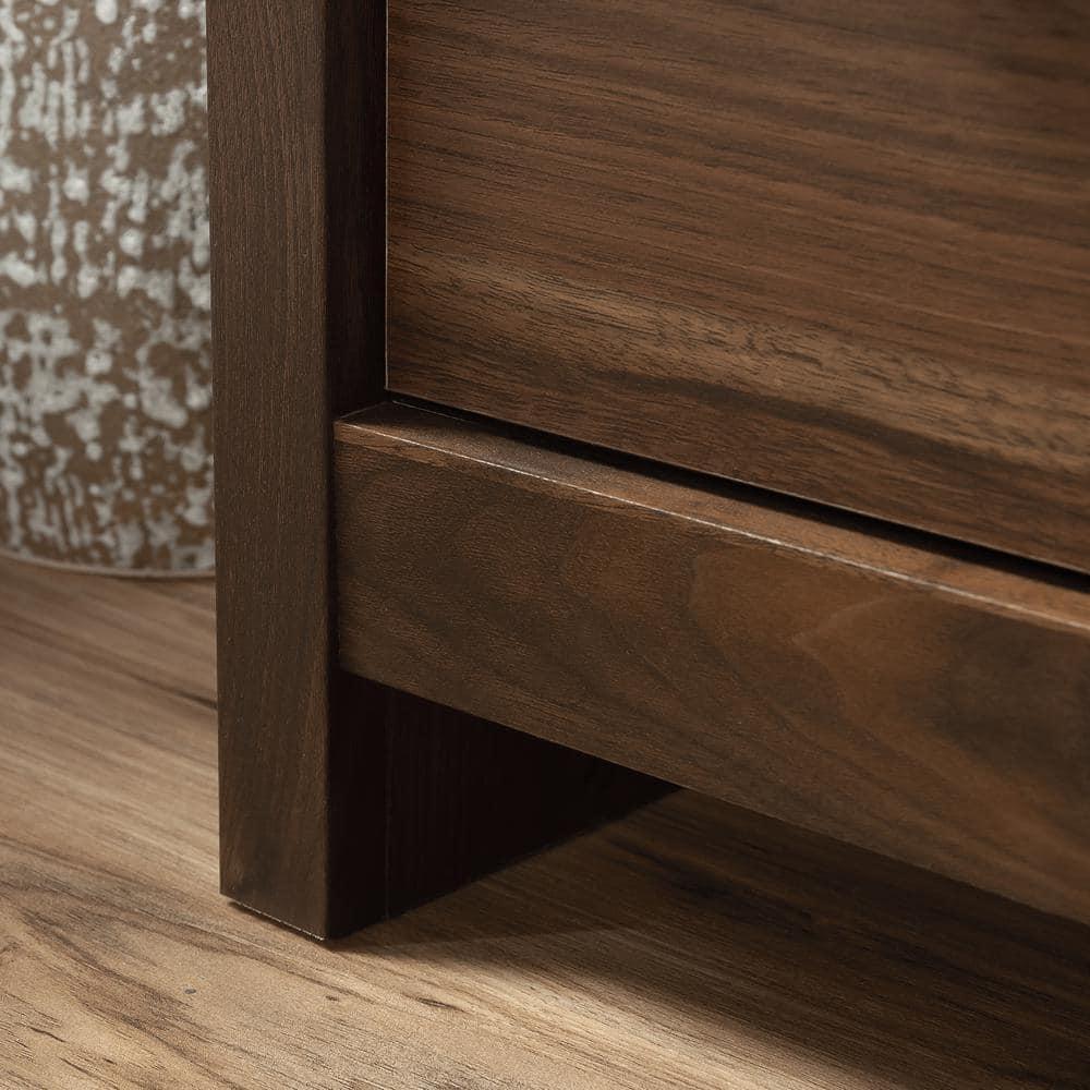 River Ranch 6 Drawer Dresser Grand Walnut - Sauder: Spacious Storage, Modern Style