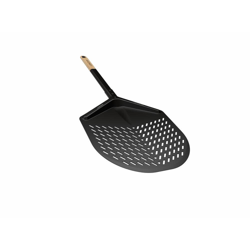 Gozney Balance Placement Peel for 12" Pizzas, Compatible with All Gozney Pizza Ovens, With A Perforated Aluminum Blade & Beech Wood Handle