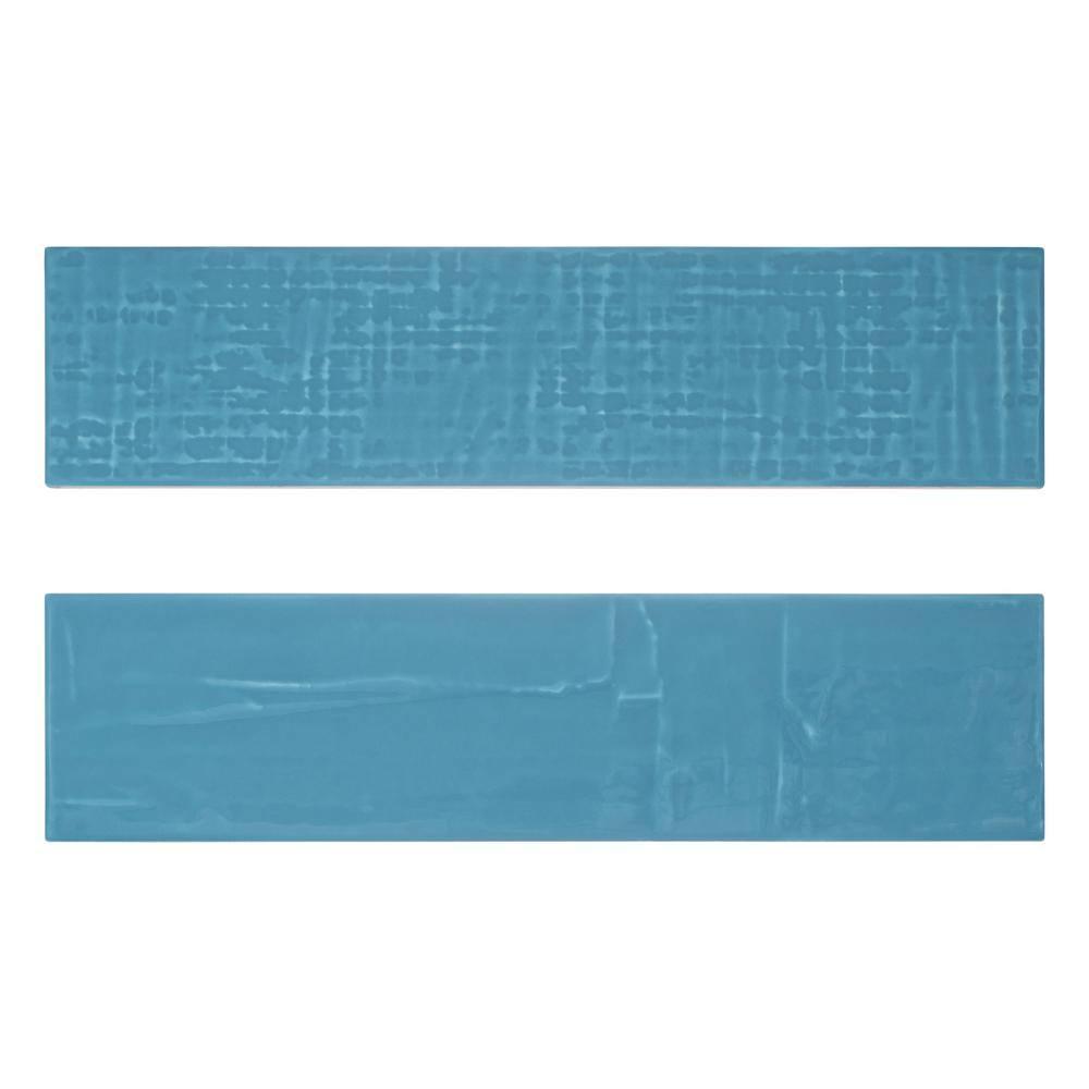 Andova Perfecto-Marvelli 4-in. x 16-in. Subway Textured Glossy Ceramic Wall Tile