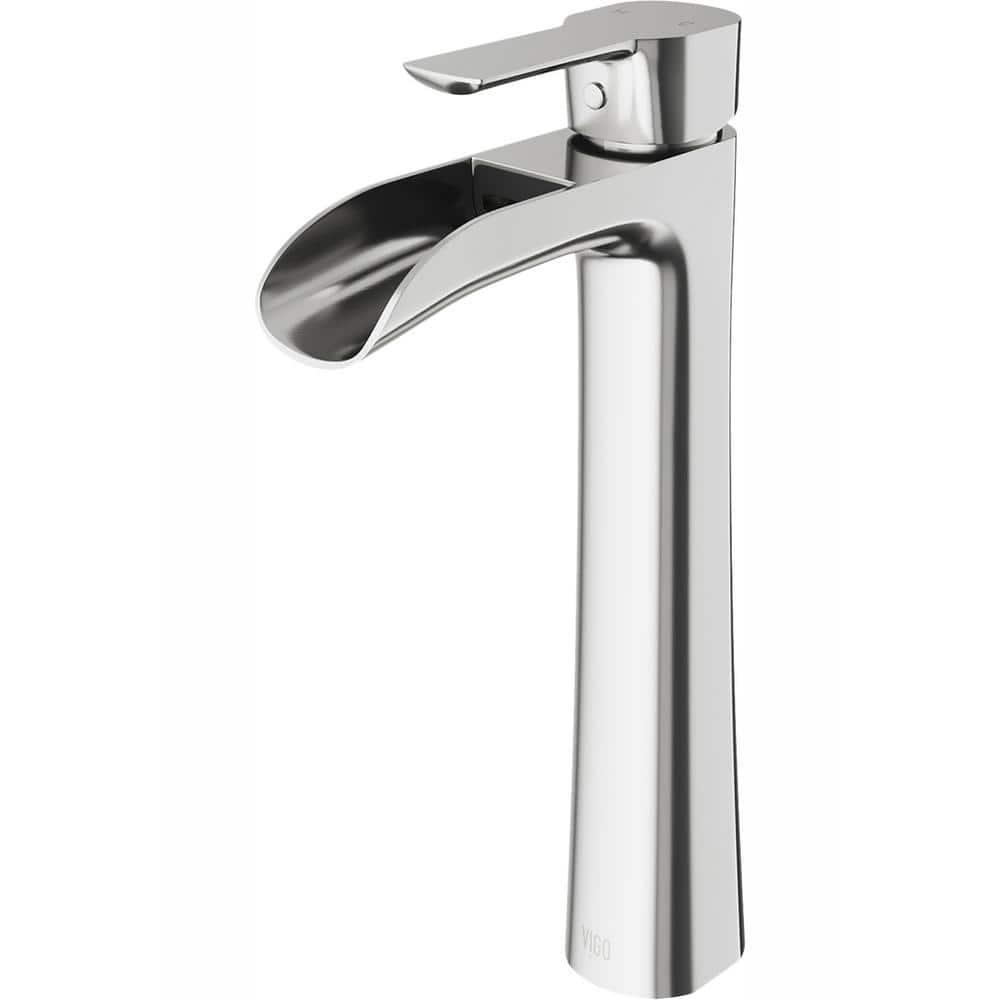 Niko 11" H Single Handle Vessel Sink Bathroom Faucetwith Pop-up Drain