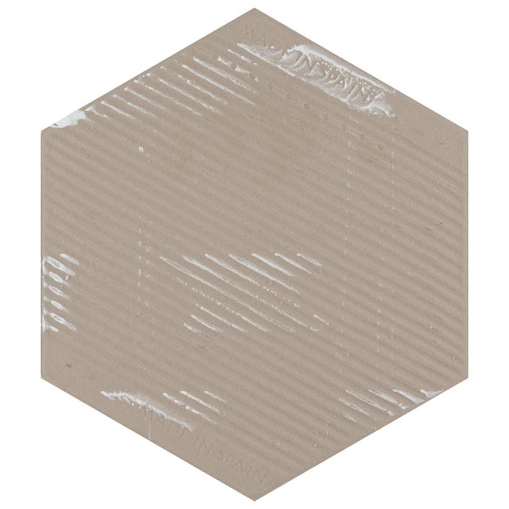 Merola Tile Classico Bardiglio Hex 7" x 8" Porcelain Patterned Wall & Floor Tile