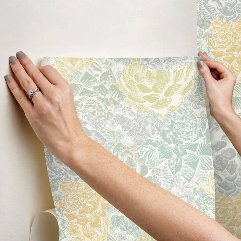 Peacock Garden Navy Peel and Stick Wallpaper