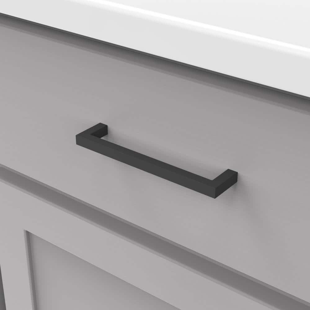 Heritage Designs Kitchen Cabinet Handles, 5 1/16" Square Drawer Pulls for Cabinet Doors, Dresser Drawers