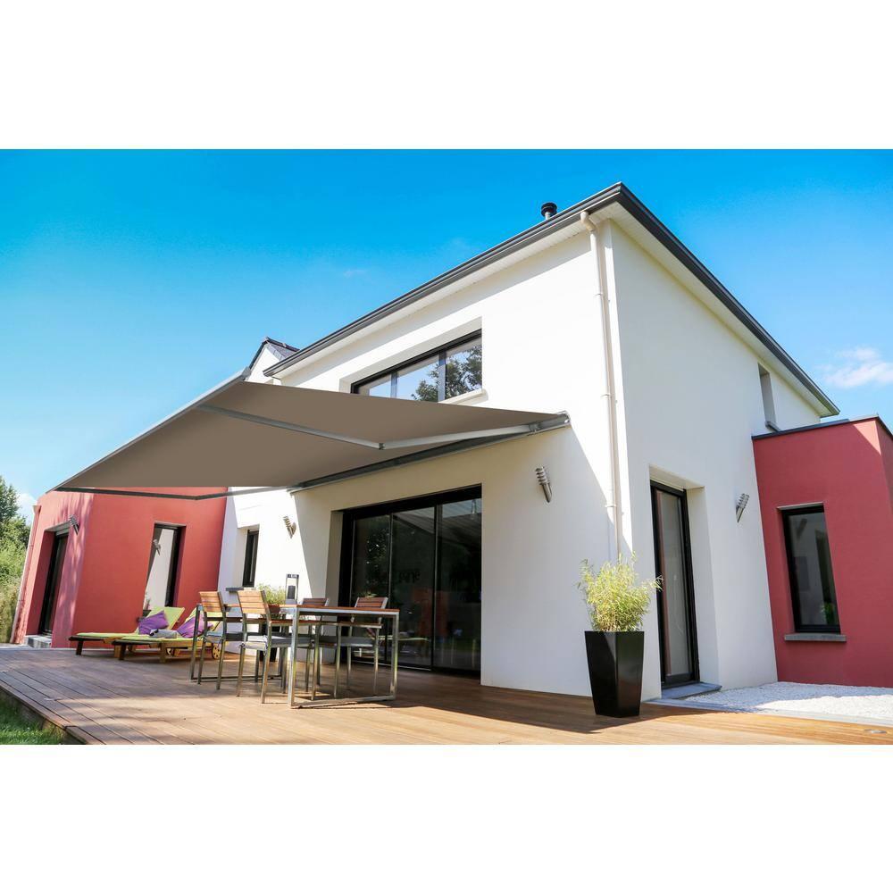 Advaning 10.5'' D Metal Cover Retractable Patio Awning