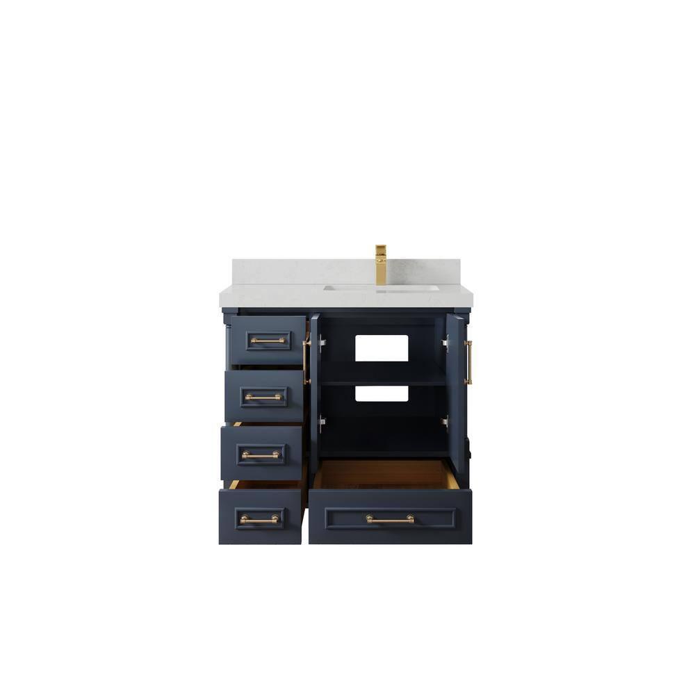 Aberdeen 36'' Single Bathroom Vanity with Top